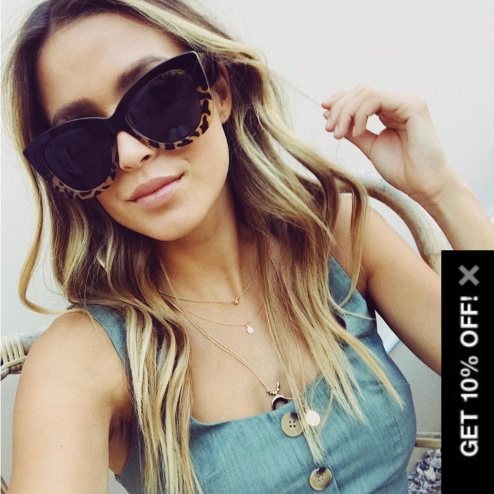 Oversized Princess Polly sunglasses
